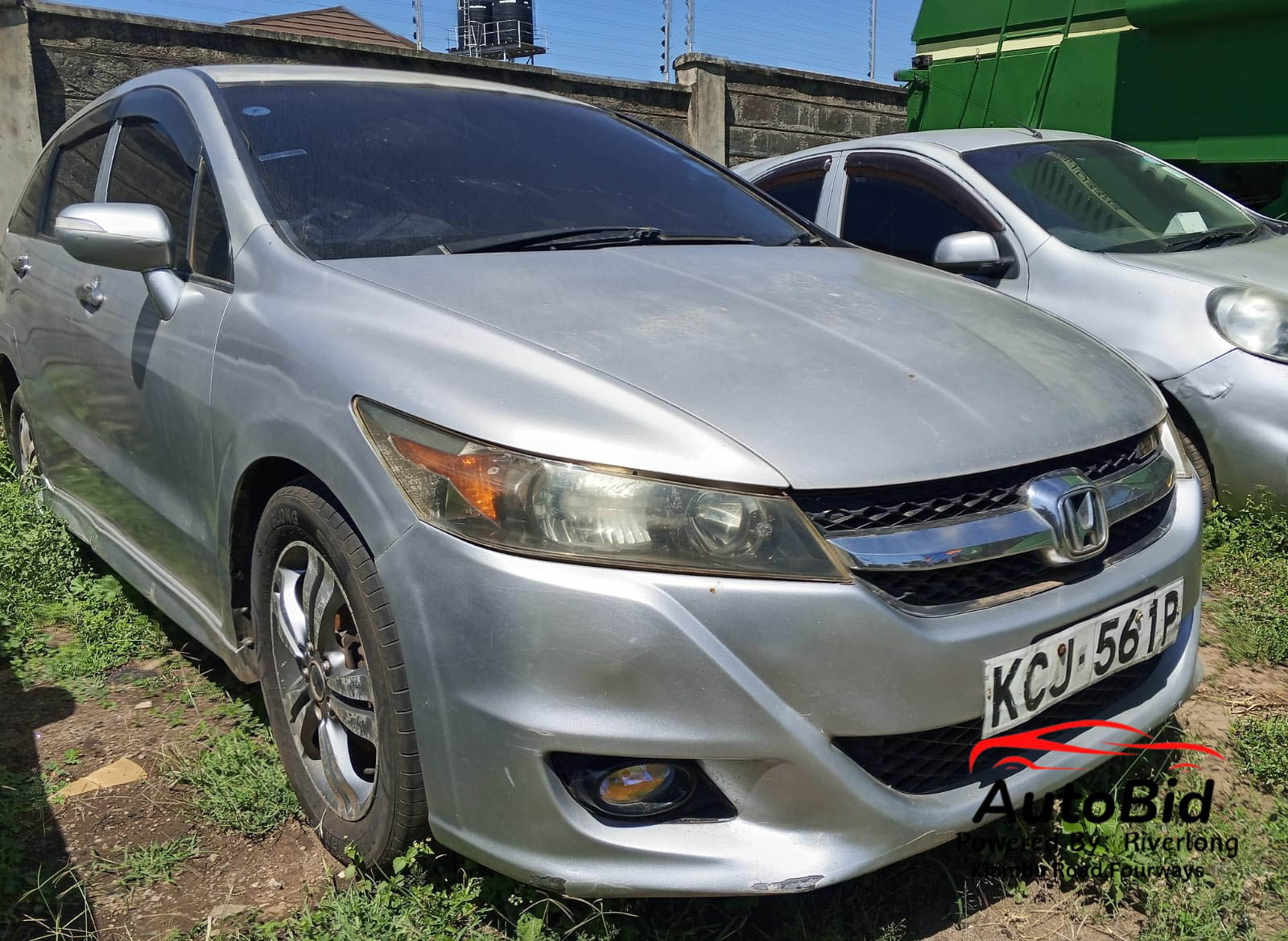 2010 HONDA Stream RN1 Silver – photo 2