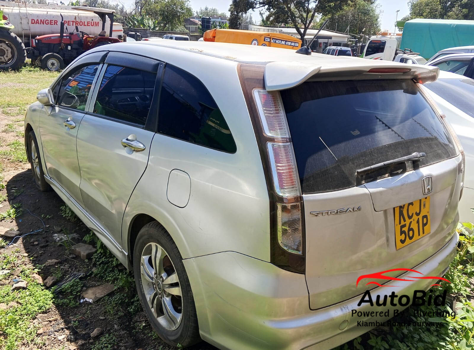 2010 HONDA Stream RN1 Silver – photo 4
