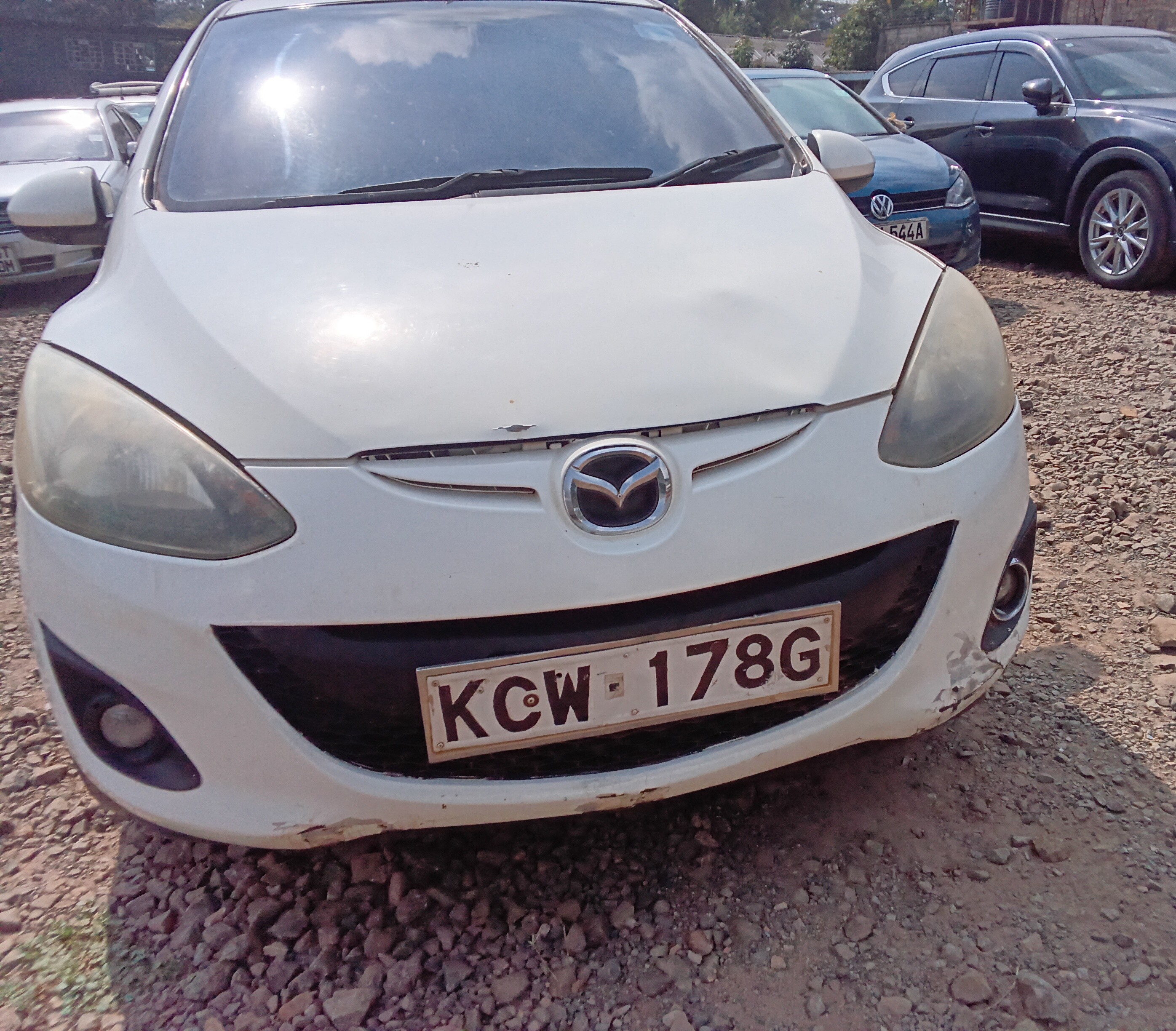 2012 Mazda Demio DE3FS white – photo 1