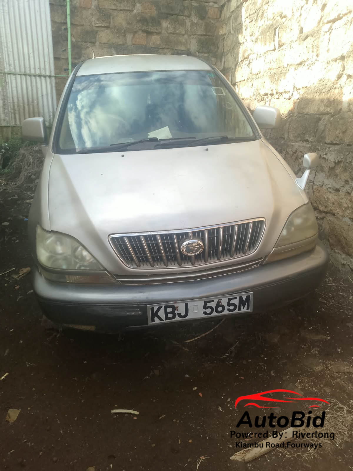 2002 TOYOTA Harrier Silver – photo 1