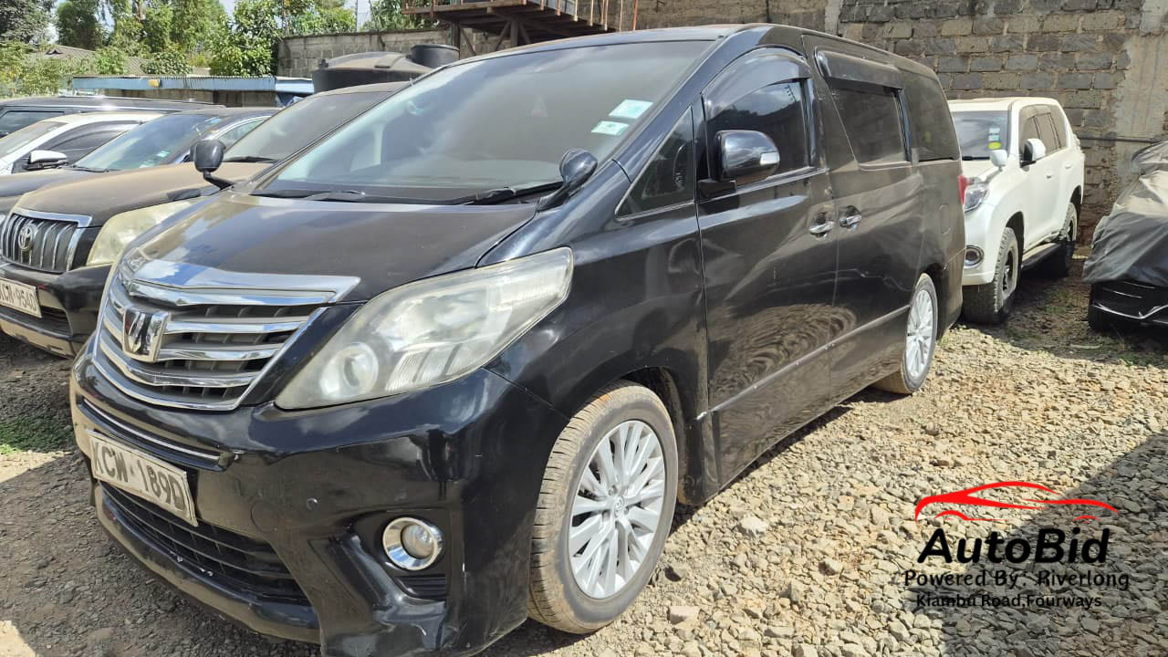 2012 TOYOTA Alphard Black – photo 1