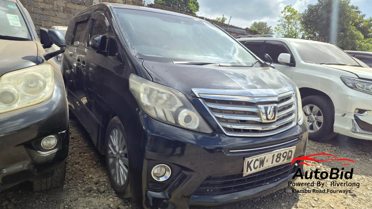 2012 TOYOTA Alphard Black – photo 2